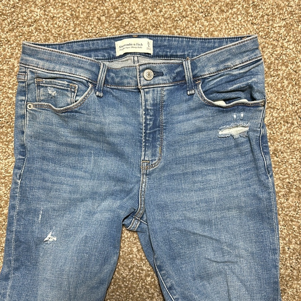 Distressed Abercrombie & Fitch jeans